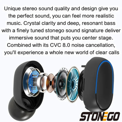 Wireless Bluetooth 5.0 Earbuds Electronics Den