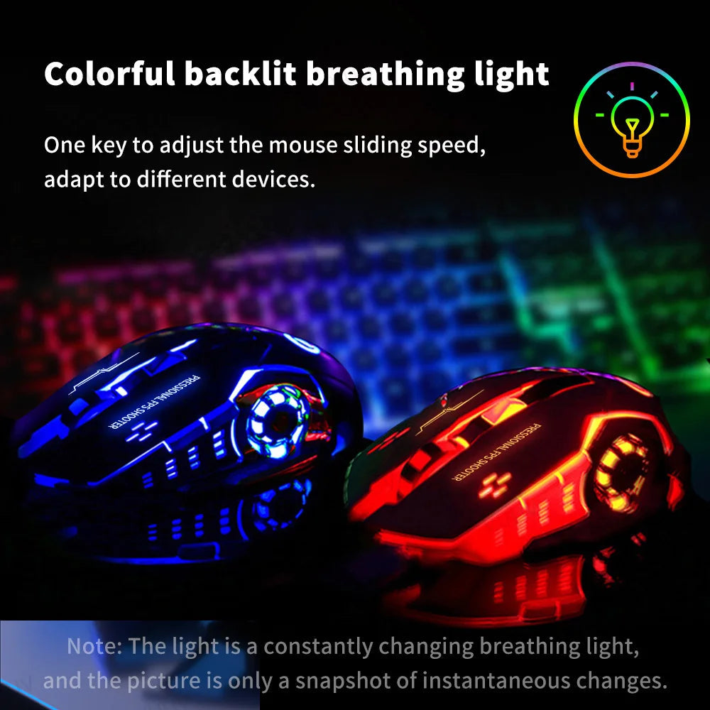 Wireless Gaming Mouse Bluetooth Electronics Den