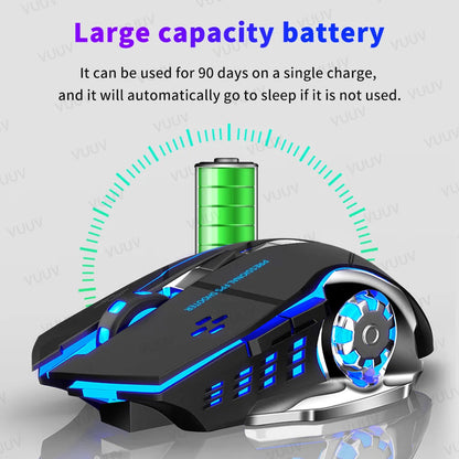 Wireless Gaming Mouse Bluetooth Electronics Den