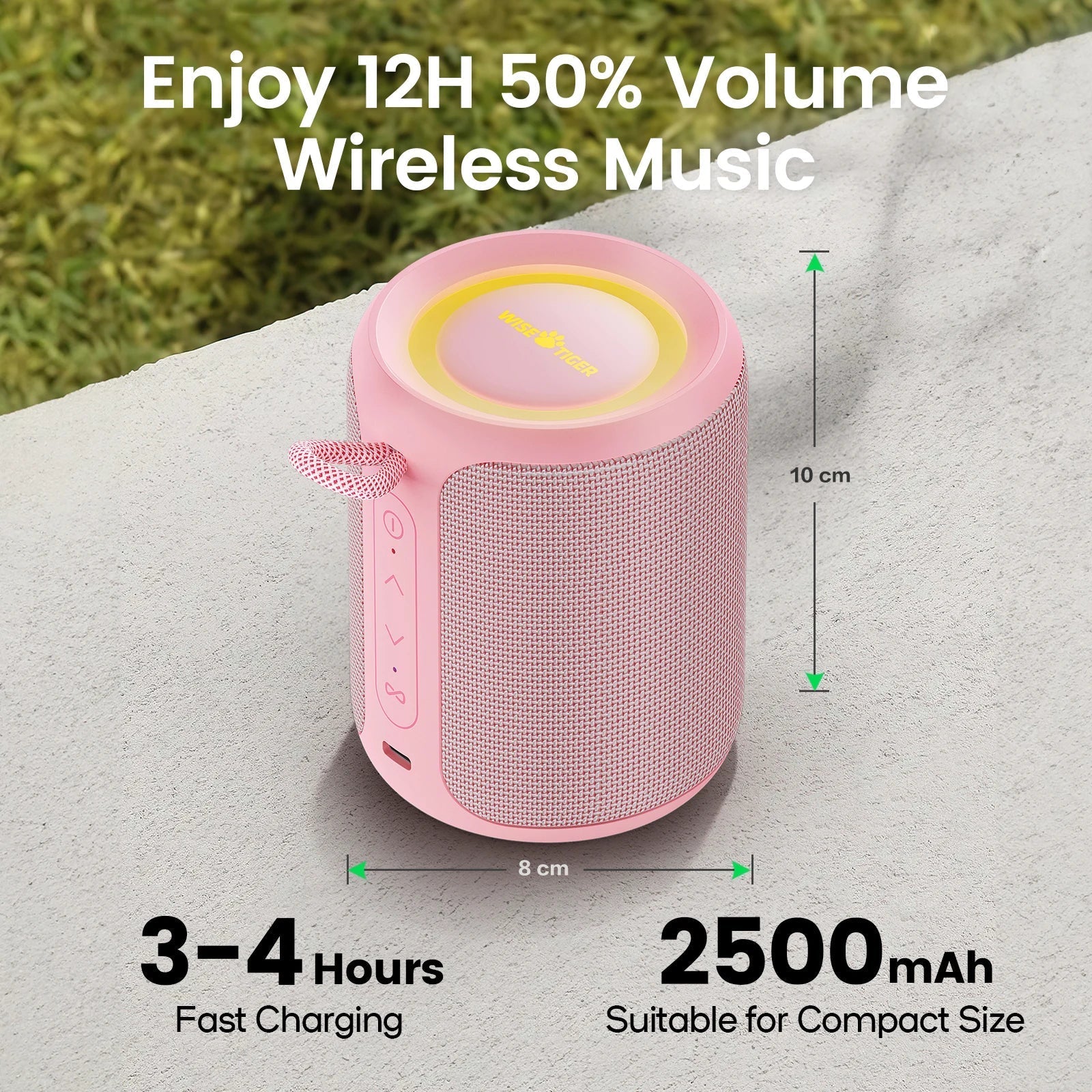 P1S Mini Portable Wireless Speaker Electronics Den