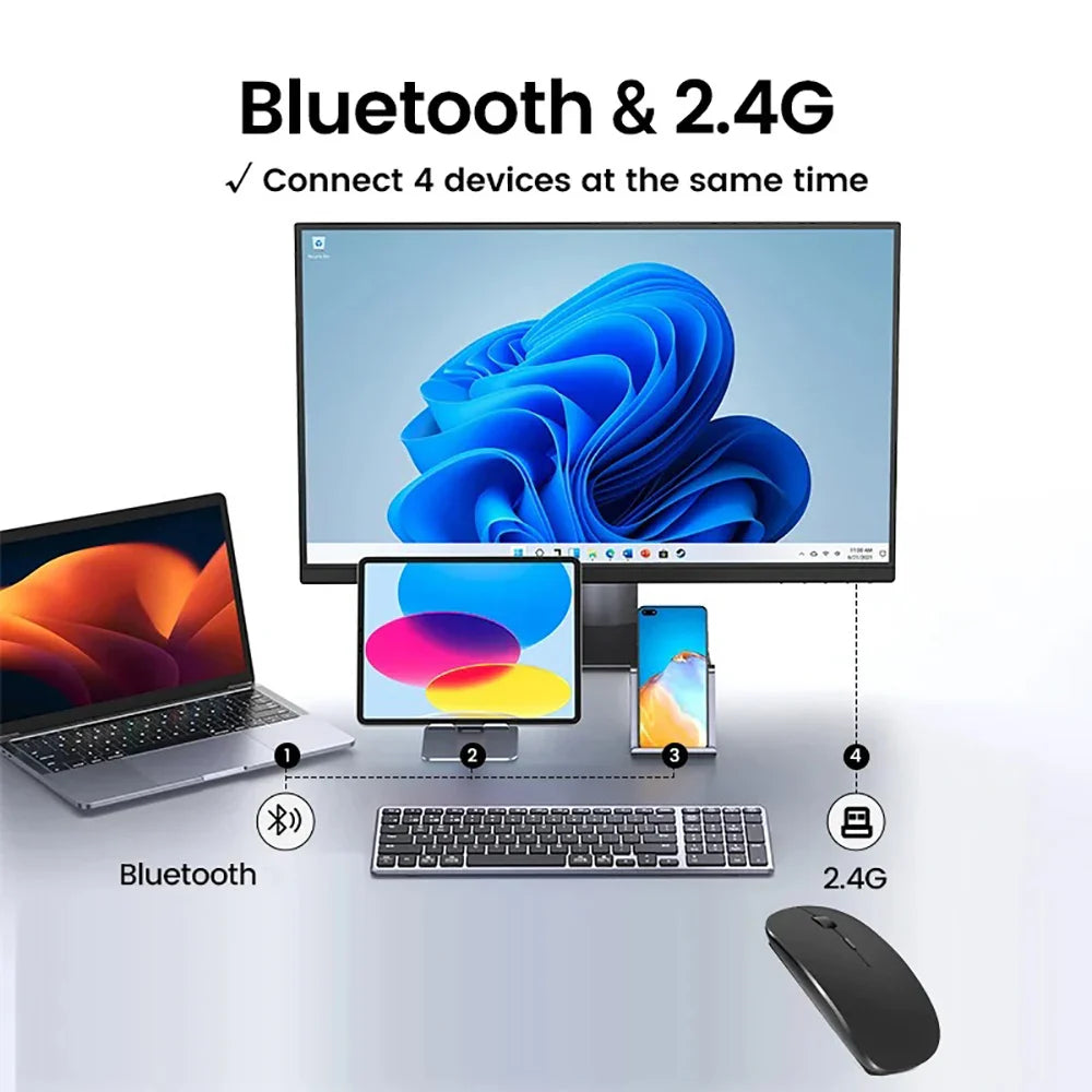 Bluetooth Wireless Keyboard Electronics Den