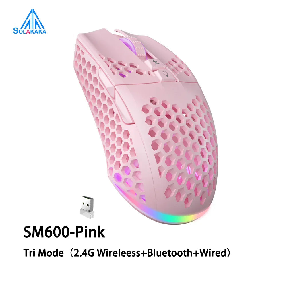 SM600 3-Mode Connection Wireless Gaming Mouse Electronics Den