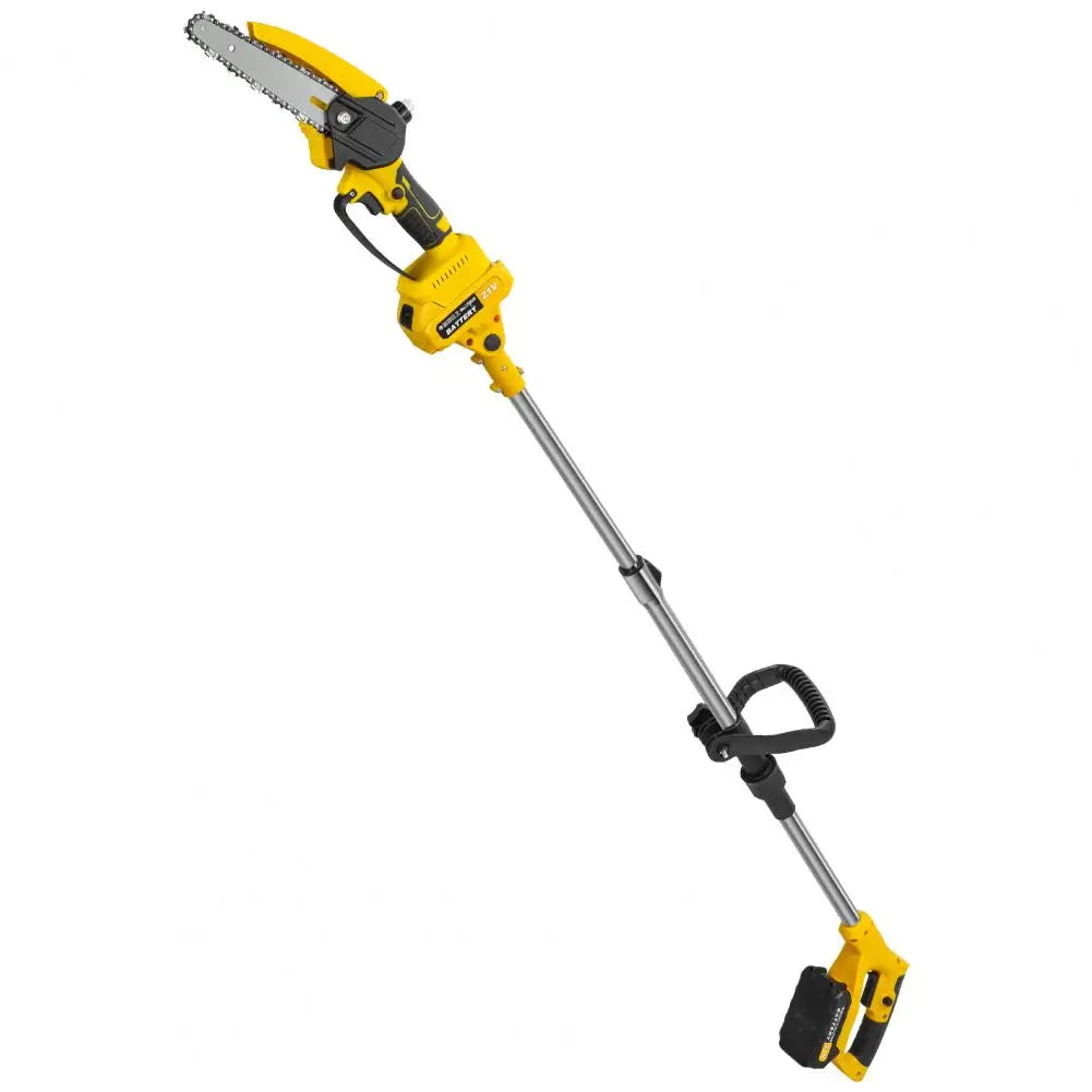 Cordless 2-in-1 Pole Saw And Mini Chainsaw 6-Inch Brushless Electric Chain Saw with 5.9 Feet Max Reach for Trimming And Cutting Russell E-Commerce