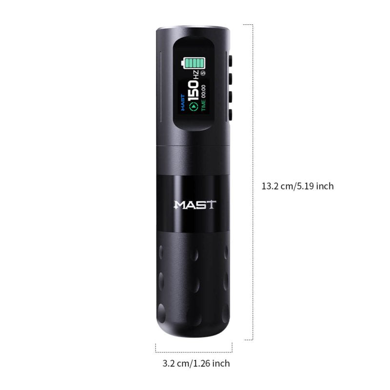 Dragonhawk Wireless Tattoo Pen Machine with 4.0MM Stroke Frequency Adjustable | Mast Wing INKSOULSUPPLY.COM