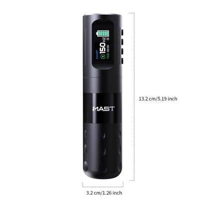 Dragonhawk Wireless Tattoo Pen Machine with 4.0MM Stroke Frequency Adjustable | Mast Wing INKSOULSUPPLY.COM