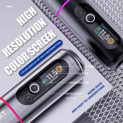 Dragonhawk Wireless Tattoo Pen Machine with 3.5MM Stroke Brushless Motor Color Screen | Mast Archer 2 INKSOULSUPPLY.COM