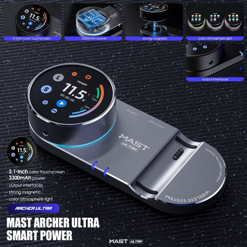 Dragonhawk Wireless Tattoo Pen Smart Machine with 4.5MM Stroke | Mast Archer Ultra INKSOULSUPPLY.COM