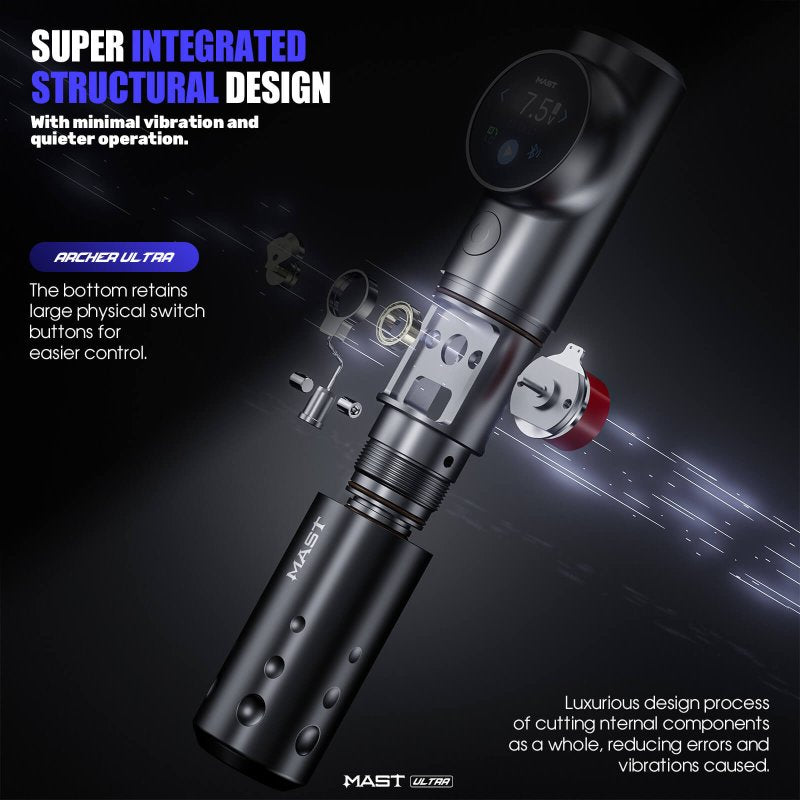 Dragonhawk Wireless Tattoo Pen Smart Machine with 4.5MM Stroke | Mast Archer Ultra INKSOULSUPPLY.COM
