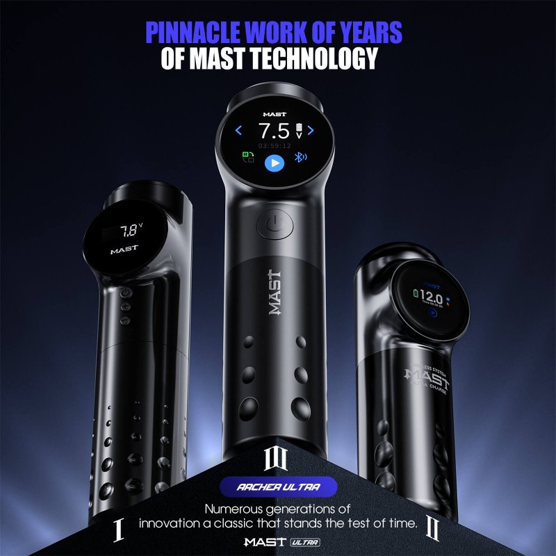 Dragonhawk Wireless Tattoo Pen Smart Machine with 4.5MM Stroke | Mast Archer Ultra INKSOULSUPPLY.COM