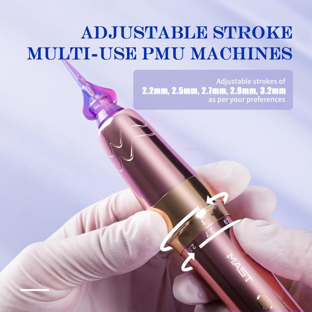Dragonhawk Wireless Tattoo Pen Machine With 2.2MM-3.2MM Adjustable Strokes Permanent Makeup | Mast P60 (With RCA adapter) INKSOULSUPPLY.COM