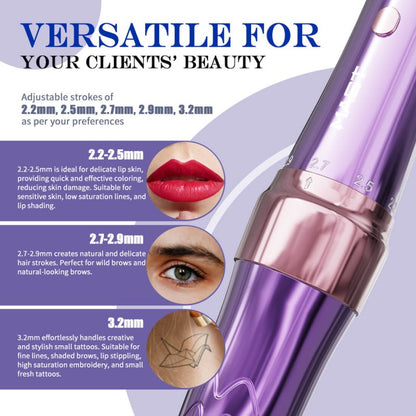 Dragonhawk Wireless Tattoo Pen Machine With 2.2MM-3.2MM Adjustable Strokes Permanent Makeup | Mast P60 INKSOULSUPPLY.COM