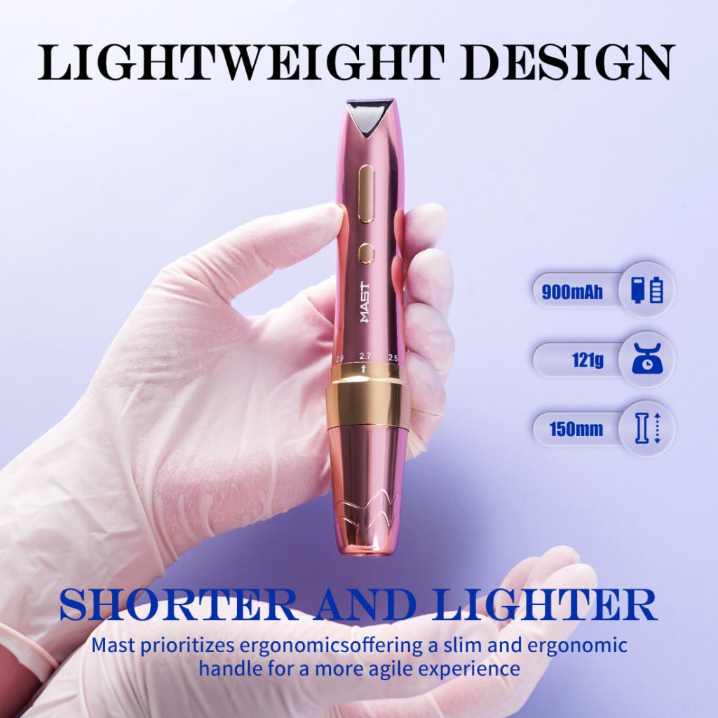 Dragonhawk Wireless Tattoo Pen Machine With 2.2MM-3.2MM Adjustable Strokes Permanent Makeup | Mast P60 (With RCA adapter) INKSOULSUPPLY.COM