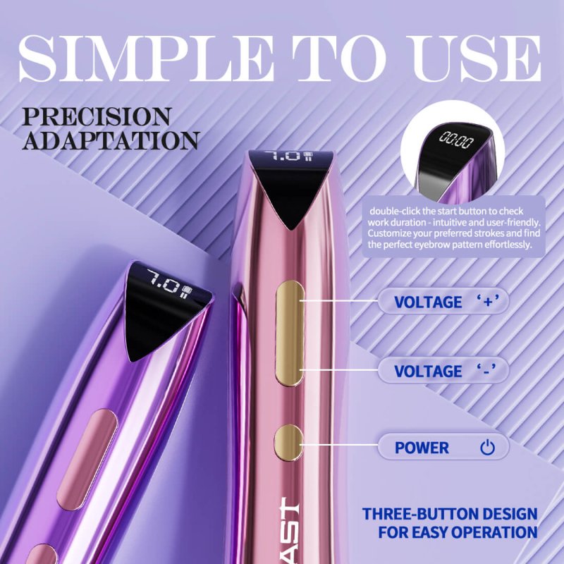 Dragonhawk Wireless Tattoo Pen Machine With 2.2MM-3.2MM Adjustable Strokes Permanent Makeup | Mast P60 (With RCA adapter) INKSOULSUPPLY.COM