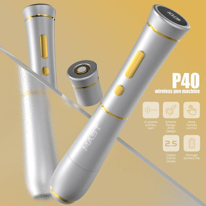 Dragonhawk Wireless Tattoo Pen Machine with 2.5MM Stroke Permanent makeup | Mast P40 INKSOULSUPPLY.COM