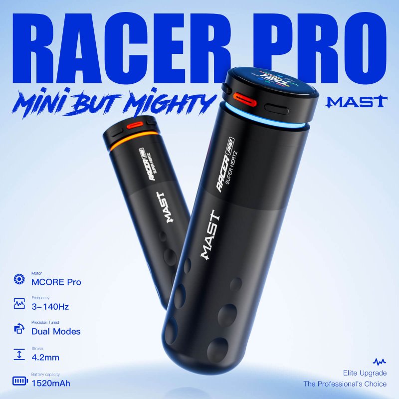 Dragonhawk Wireless Tattoo Pen Machine 4.2MM Strokes Length | Mast Racer Pro INKSOULSUPPLY.COM