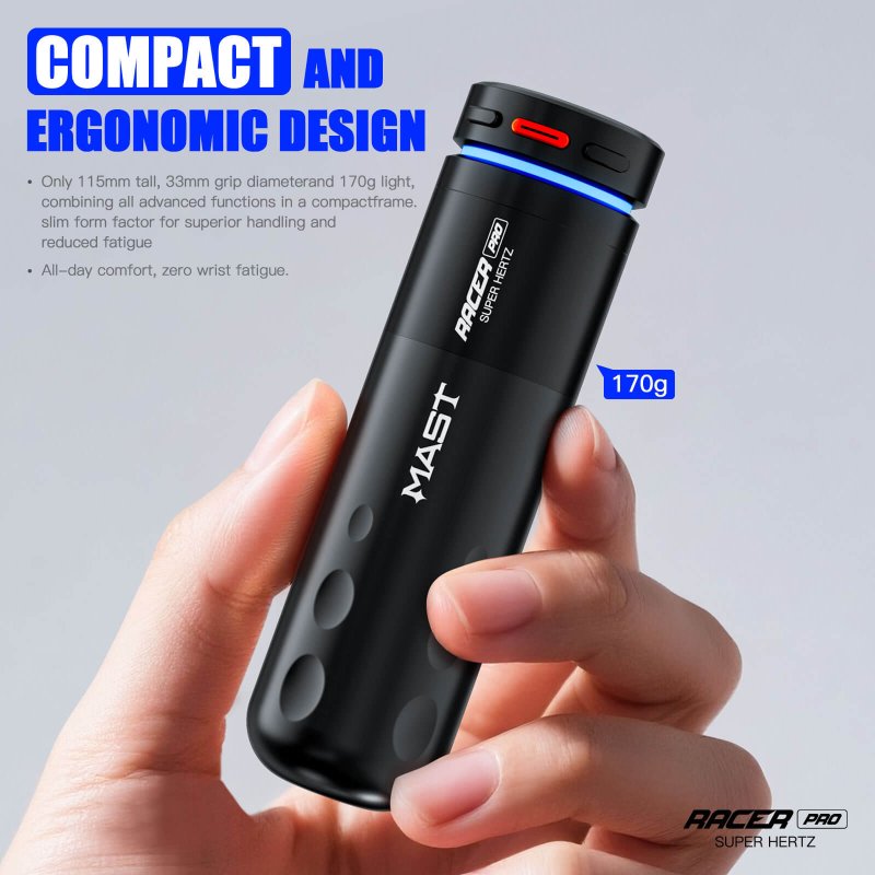 Dragonhawk Wireless Tattoo Pen Machine 4.2MM Strokes Length | Mast Racer Pro INKSOULSUPPLY.COM