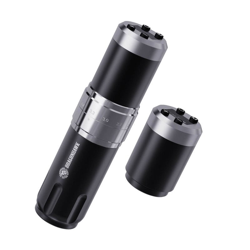 Dragonhawk Wireless Tattoo Pen Machine with 7 Stroke Length | Fold 3 INKSOULSUPPLY.COM