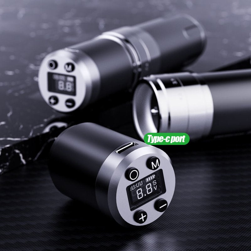 Dragonhawk Wireless Tattoo Pen Machine with 7 Stroke Length | Fold 3 INKSOULSUPPLY.COM