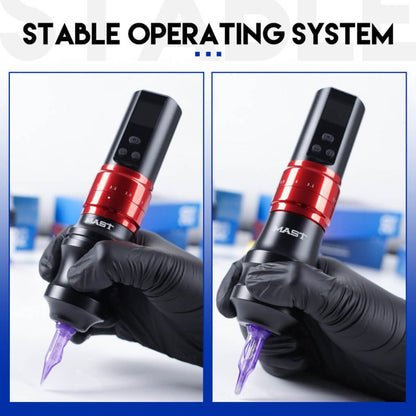 Dragonhawk Wireless Tattoo Pen Machine 2.4-4.2MM Strokes Length Two Grips | Mast Fold 2 Pro INKSOULSUPPLY.COM