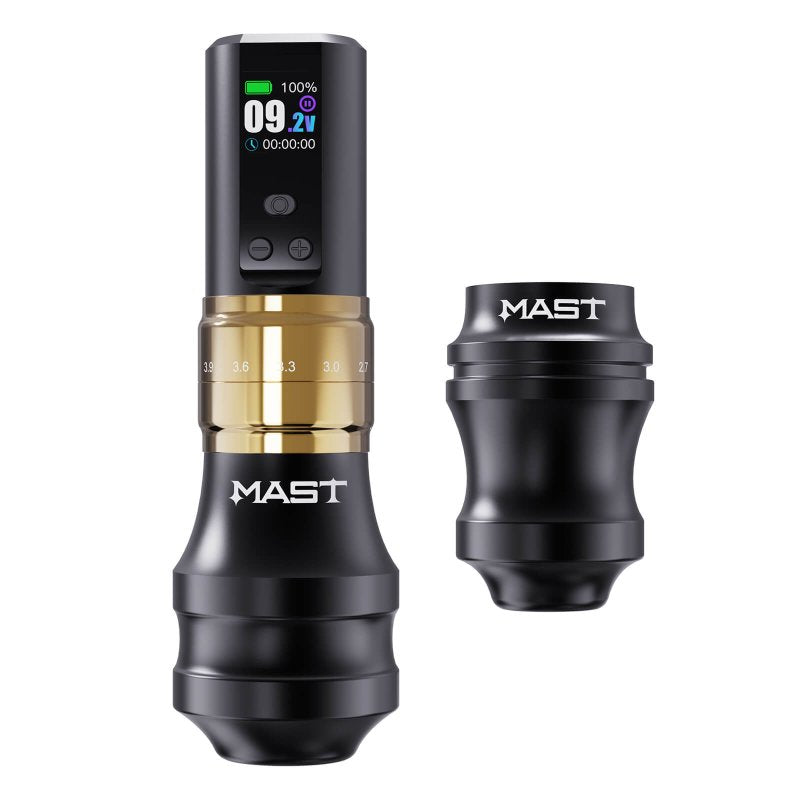 Dragonhawk Wireless Tattoo Pen Machine 2.4-4.2MM Strokes Length Two Grips | Mast Fold 2 Pro INKSOULSUPPLY.COM