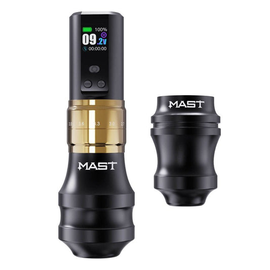 Dragonhawk Wireless Tattoo Pen Machine 2.4-4.2MM Strokes Length Two Grips | Mast Fold 2 Pro INKSOULSUPPLY.COM