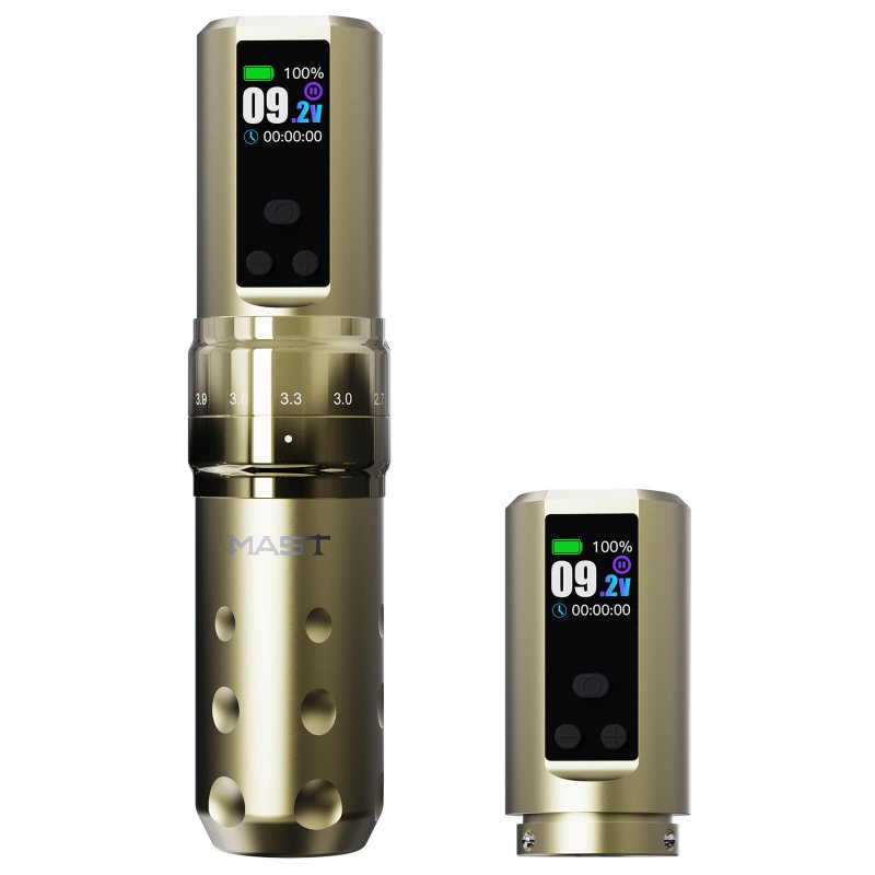 Dragonhawk Wireless Tattoo Pen Machine 2.4-4.2MM Strokes Length | Mast Fold 2 Pro INKSOULSUPPLY.COM