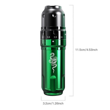 Tattoo Kit | Dragonhawk Fold Pro Year of Snake Edition Tattoo Machine Pen Wireless Professional Bundle INKSOULSUPPLY.COM