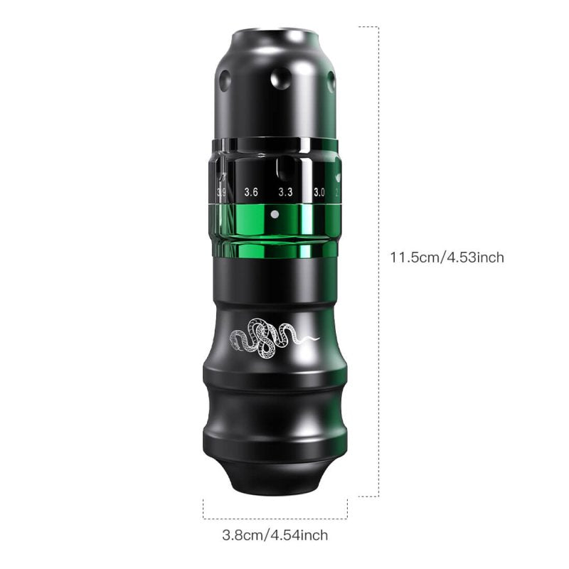 Tattoo Kit | Dragonhawk Fold Pro Year of Snake Edition Tattoo Machine Pen Wireless Professional Bundle INKSOULSUPPLY.COM