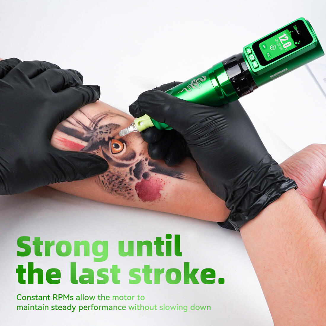 Tattoo Kit | Dragonhawk Fold Pro Year of Snake Edition Tattoo Machine Pen Wireless Professional Bundle INKSOULSUPPLY.COM