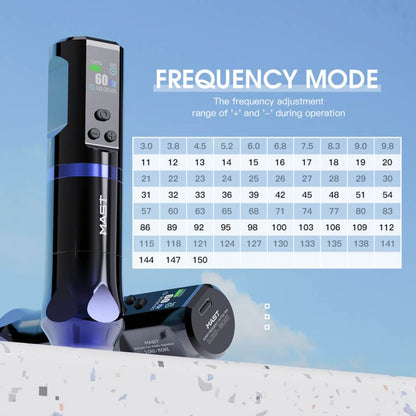 Dragonhawk Wireless Tattoo Pen Machine with Adjustable Frequency | Mast Hertz INKSOULSUPPLY.COM