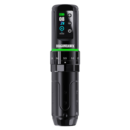 Dragonhawk Wireless Tattoo Pen Machine with 7 Stroke Length | L3 INKSOULSUPPLY.COM
