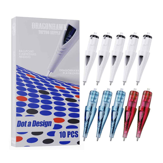 Dragonhawk Ballpoint Cartridges Needles – 10PCS INKSOULSUPPLY.COM