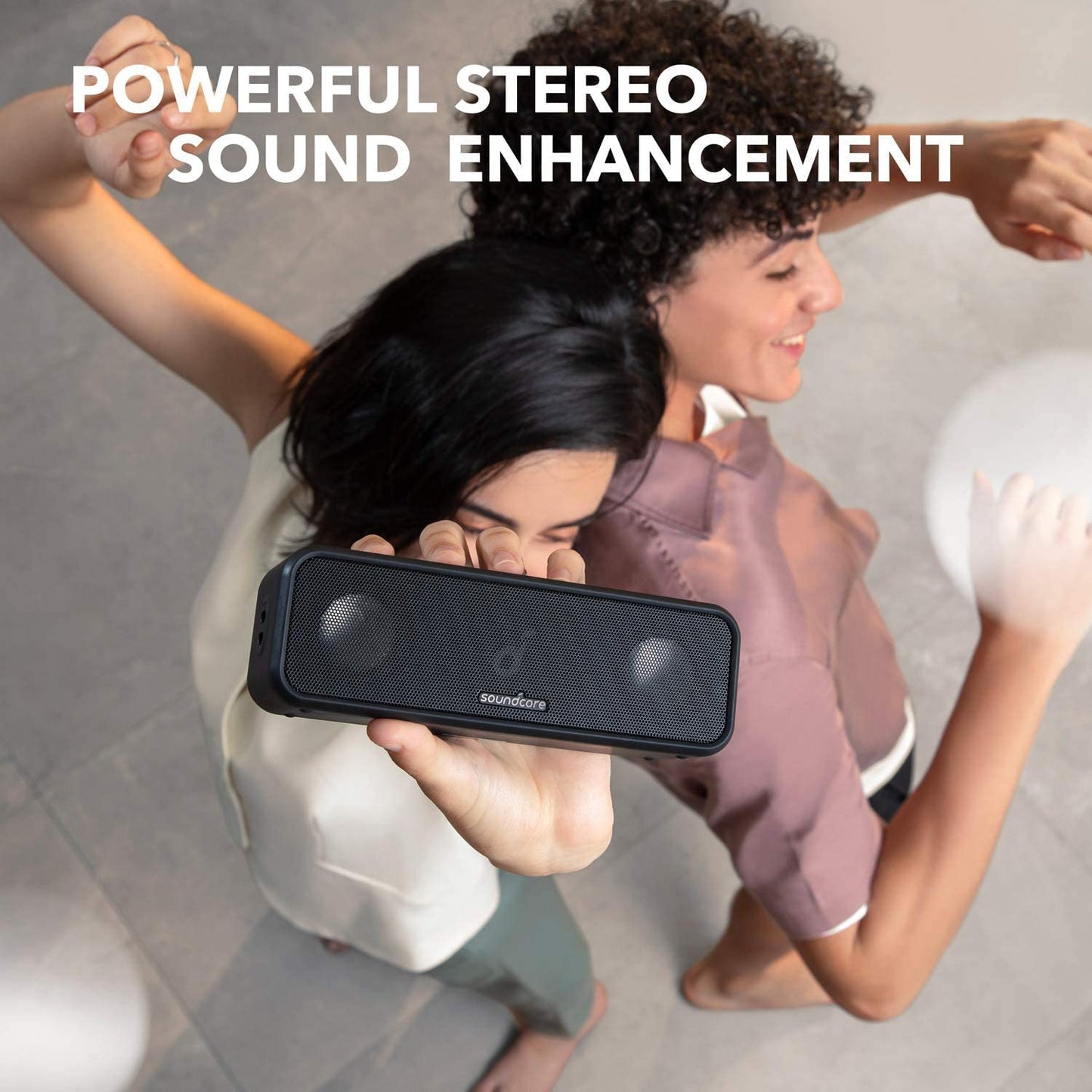 Anker 3 Portable Bluetooth Speaker - Wireless, IPX7 Waterproof, 24H Playtime, Pure Titanium Diaphragm Drivers, Partycast, Bassup, Custom EQ App - for Home, Shower, Outdoor, and Beach