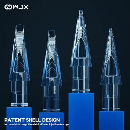 WJX Professional Tattoo Cartridges Needles - 0.35MM/0.30MM Standard Magnum | Box of 20 INKSOULSUPPLY.COM
