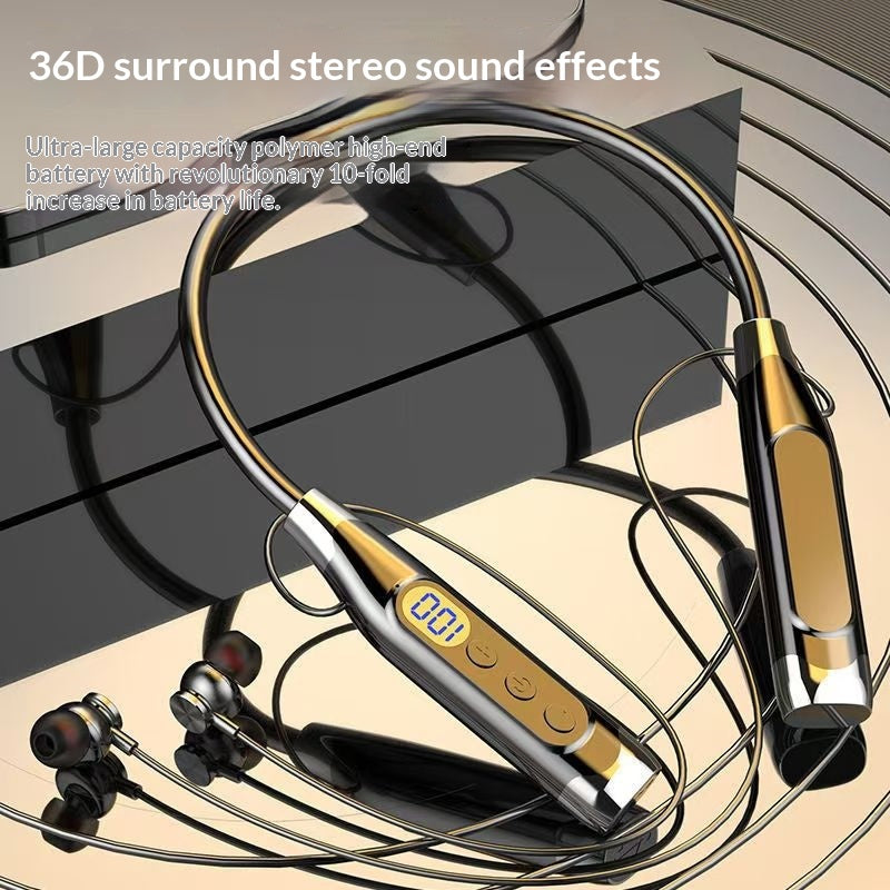 Wireless Bluetooth Neckband Earbuds With Ultra-long Battery Life FLIPSTYLEZLLC