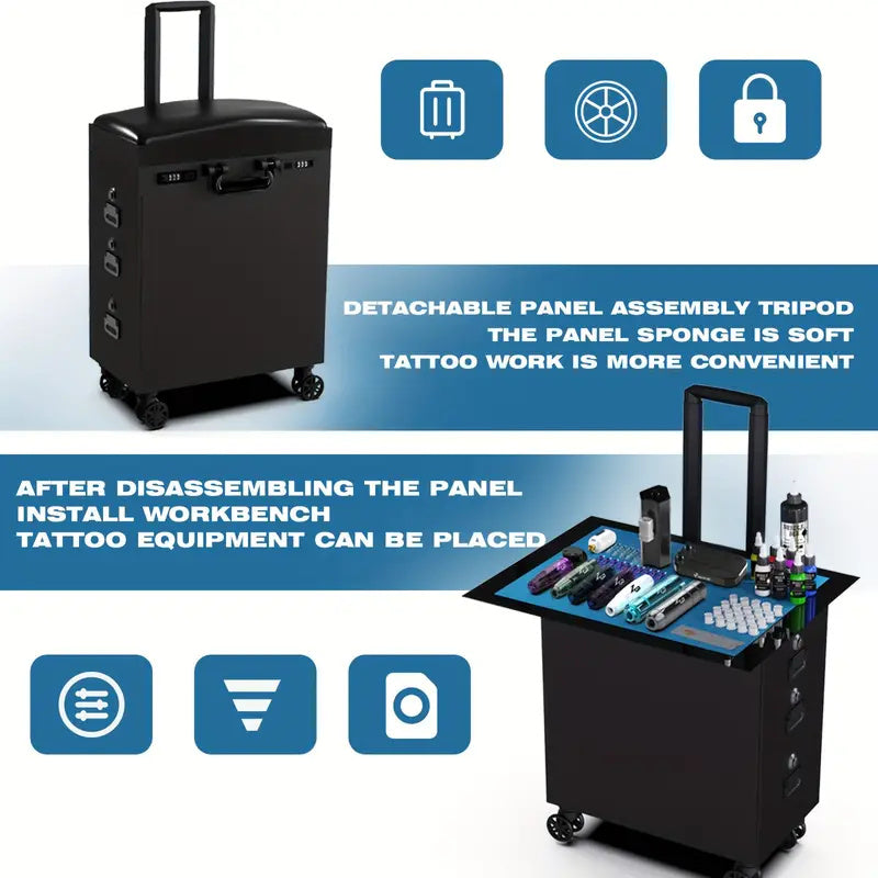 Multifunctional TATTOO Suitcase-G500 INKSOULSUPPLY.COM