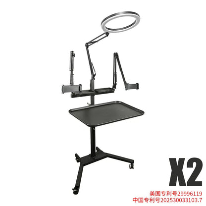 TAIDU PROMOTION MULTI-FUNCTIONAL DOUBLE HOLDER TATTOO BENCH WITH LIGHT INKSOULSUPPLY.COM