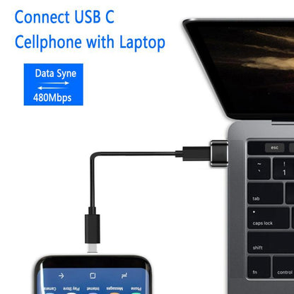 TYPE-C OTG Adapter TYPE-C To USB20 Metal Casing Type-C Adapter FLIPSTYLEZLLC