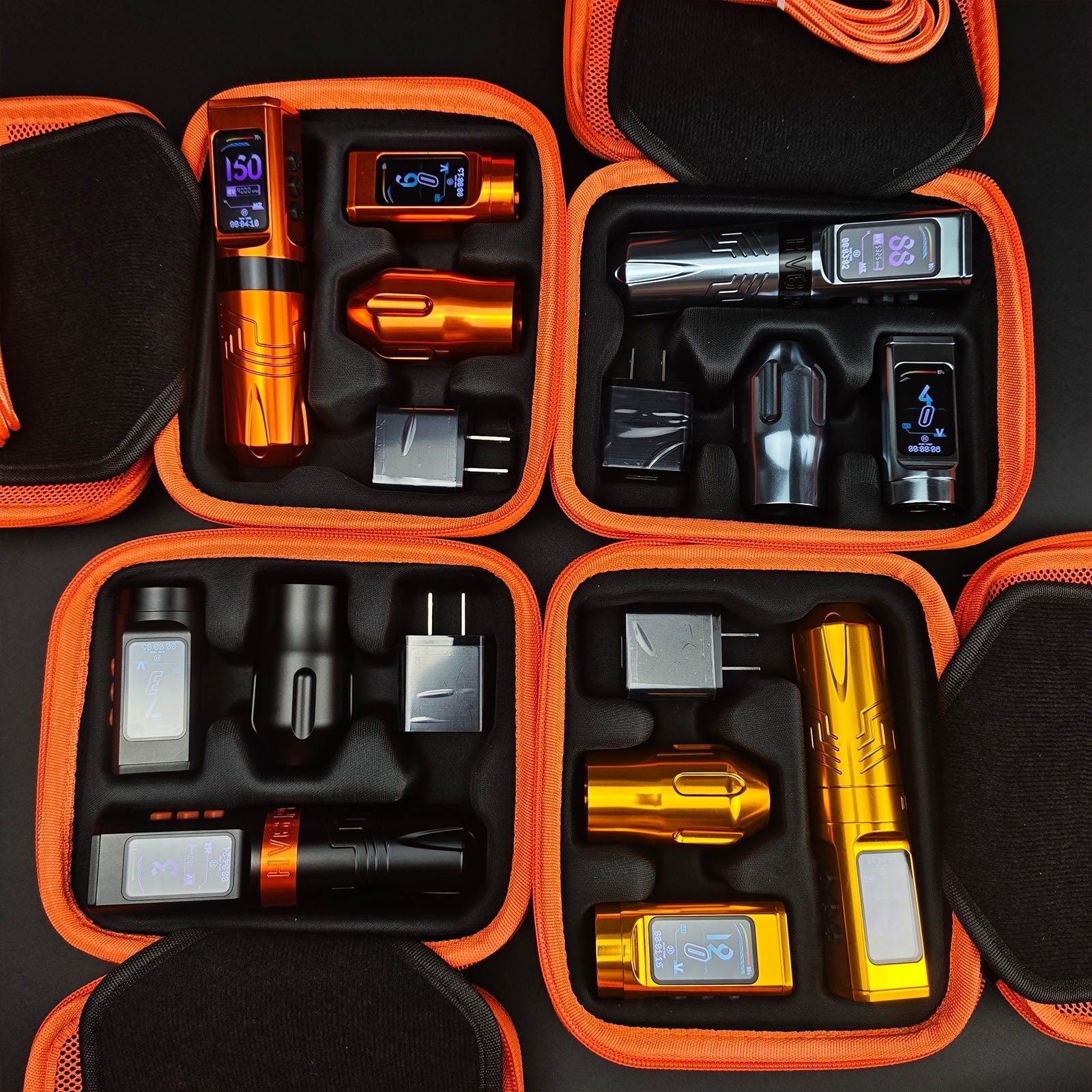 INKSOUL® Tattoo Machine Wiresles Pen 4.2MM Strokes Two Grips Two Batteries Two Modes 2 in 1 | HV6 PRO INKSOULSUPPLY.COM