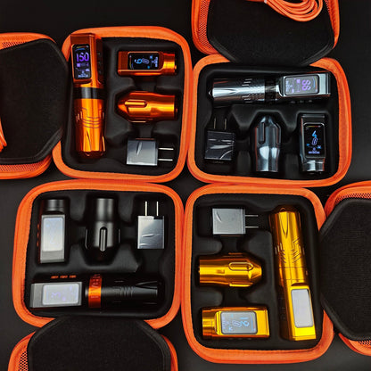 INKSOUL® Tattoo Machine Wiresles Pen 4.2MM Strokes Two Grips Two Batteries Two Modes 2 in 1 | HV6 PRO INKSOULSUPPLY.COM