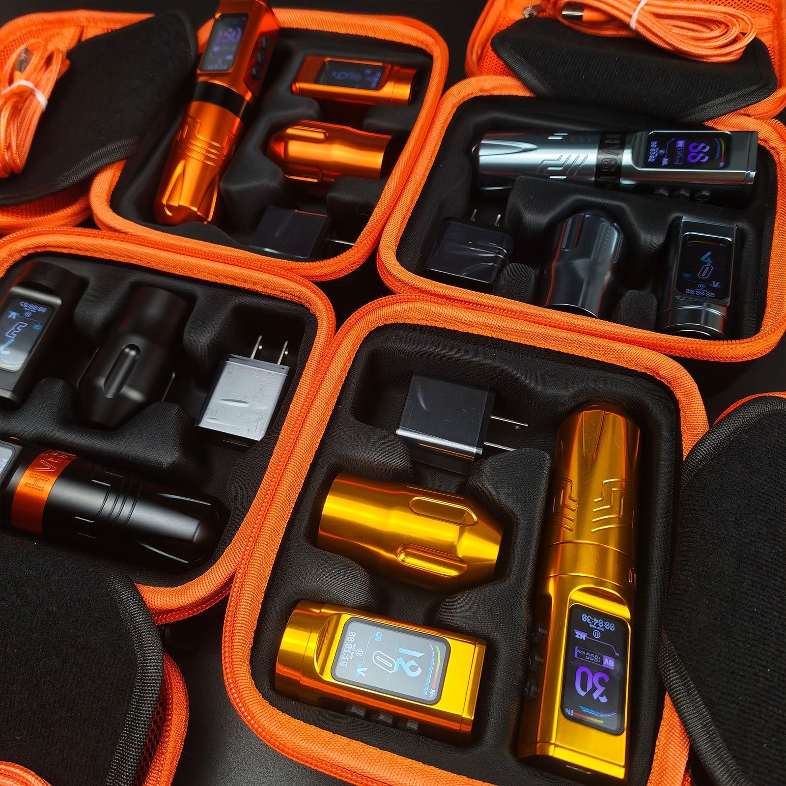 INKSOUL® Tattoo Machine Wiresles Pen 4.2MM Strokes Two Grips Two Batteries Two Modes 2 in 1 | HV6 PRO INKSOULSUPPLY.COM