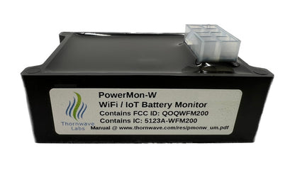 PowerMon-W - WiFi / IoT Advanced Battery Monitor / DC Power Meter with data logging Thornwave Labs