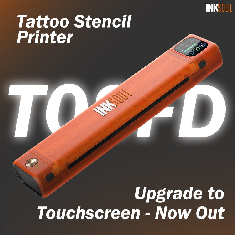 INKSOUL® T08FD tattoo transfer printer touch screen INKSOULSUPPLY.COM