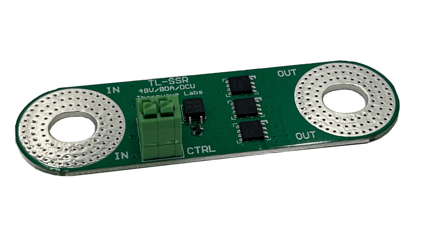 TL-SSR – 48V / 80A DC Unidirectional Solid State Relay (SSR) Thornwave Labs